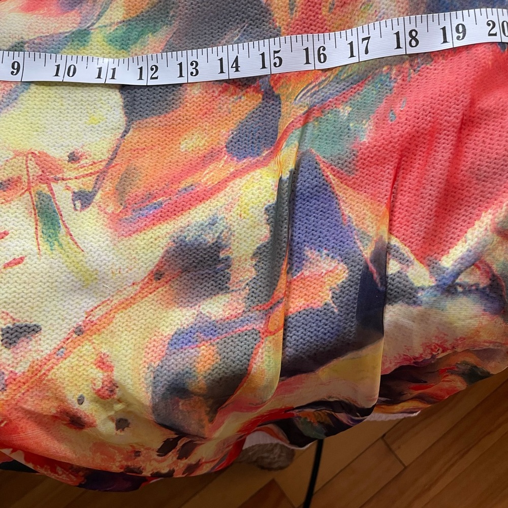 Colorful Abstract Print Sweater - Picture 5 of 5